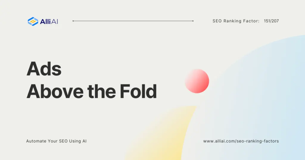 Ads Above the Fold | Cover Image