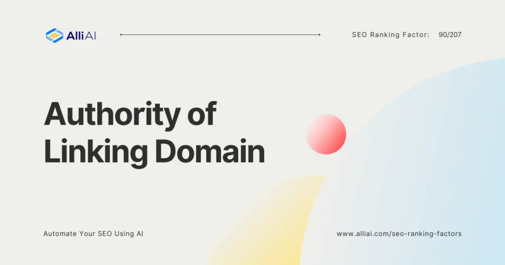 Authority of Linking Domain | Cover Image