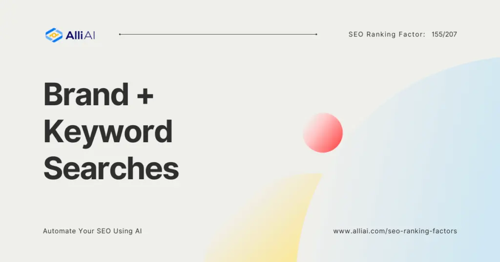 Brand + Keyword Searches | Cover Image