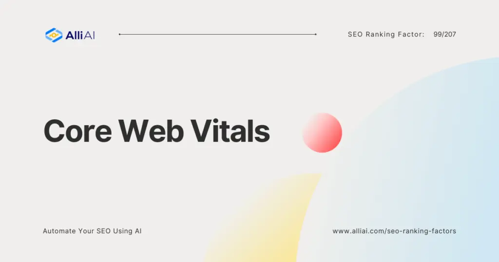 Core Web Vitals | Cover Image
