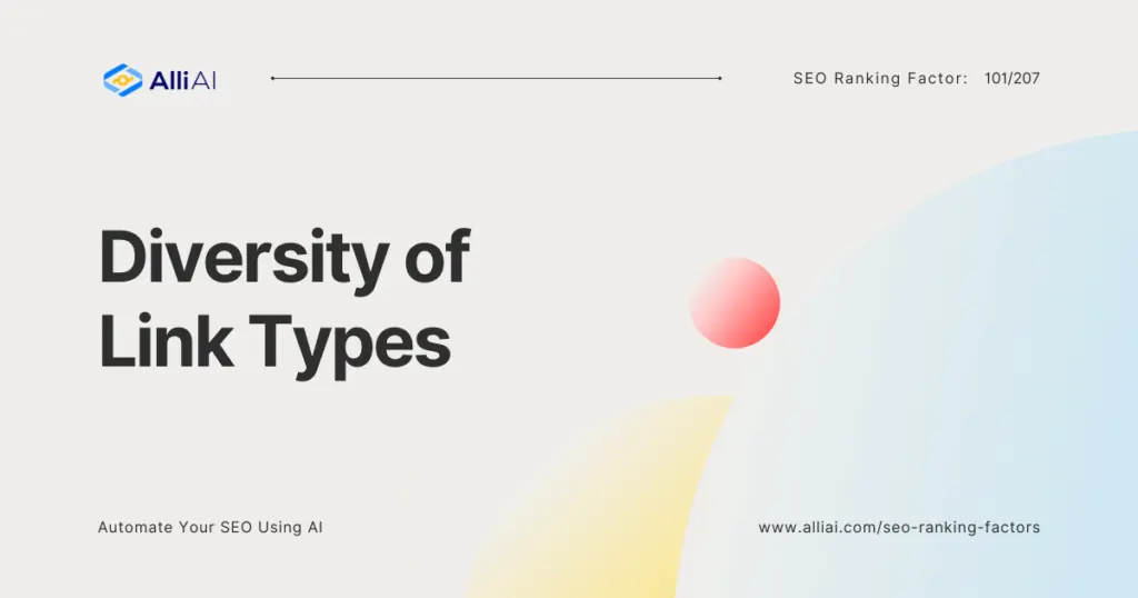 Diversity of Link Types | Cover Image
