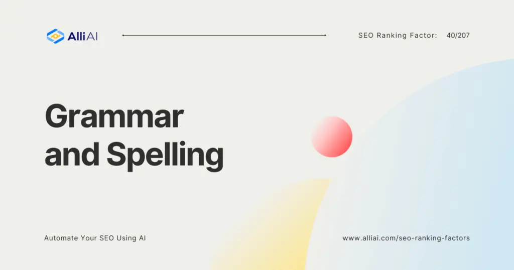 Grammar and Spelling | Cover Image