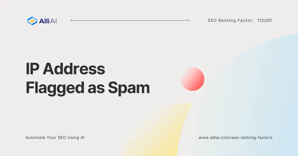 IP Address Flagged as Spam | Cover Image