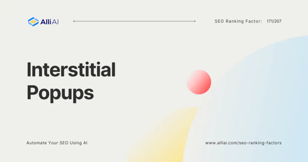 Interstitial Popups | Cover Image