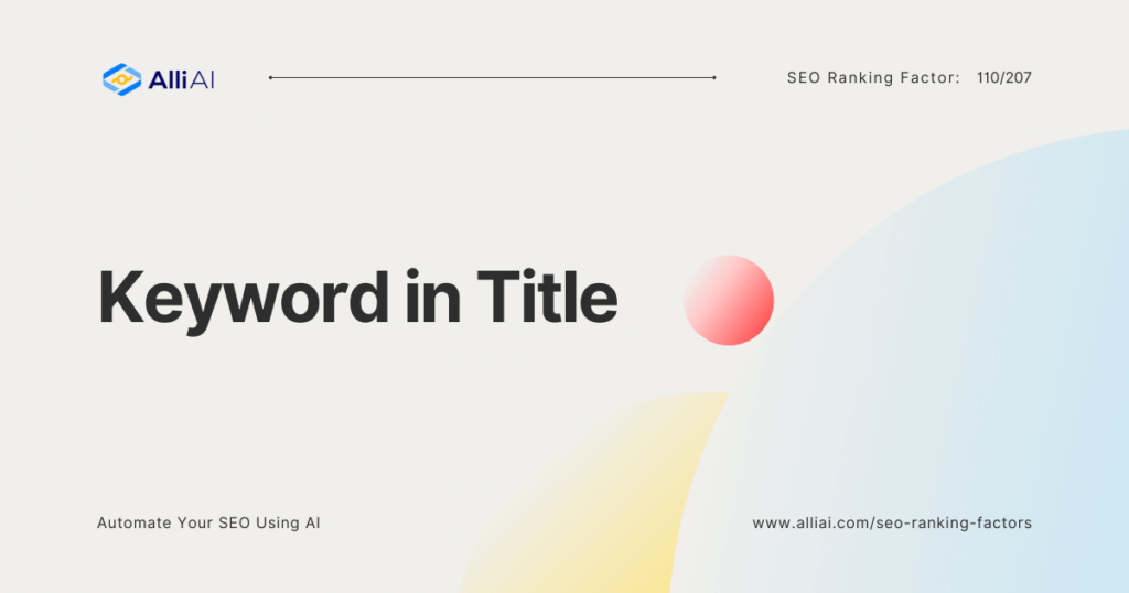 Keyword in Title | Cover Image