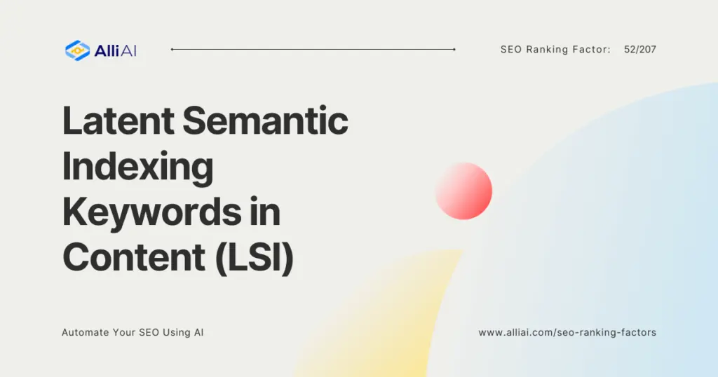 Latent Semantic Indexing Keywords in Content (LSI) | Cover Image