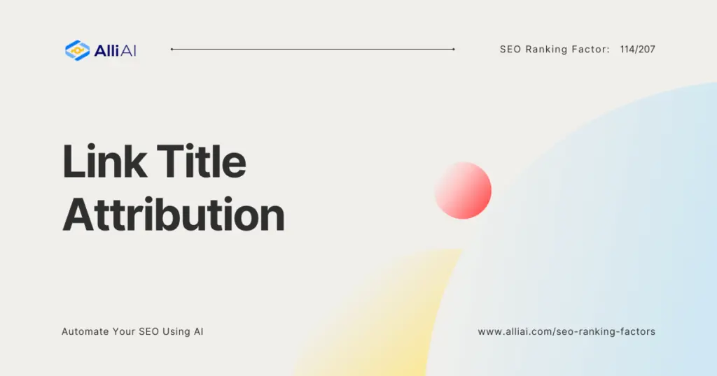 Link Title Attribution | Cover Image