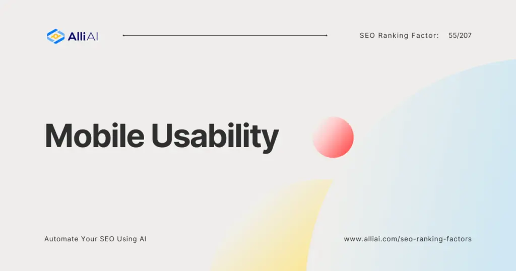 Mobile Usability | Cover Image