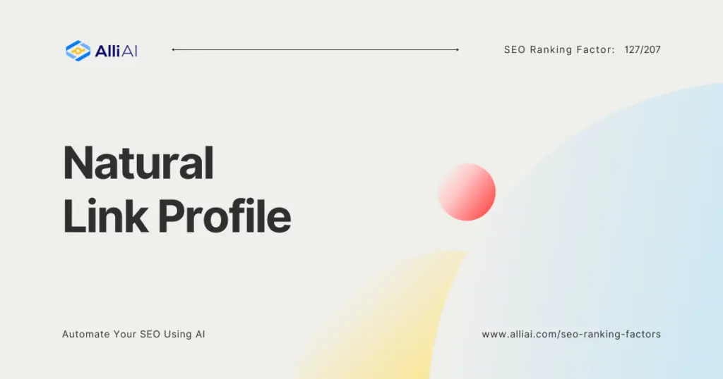 Natural Link Profile | Cover Image