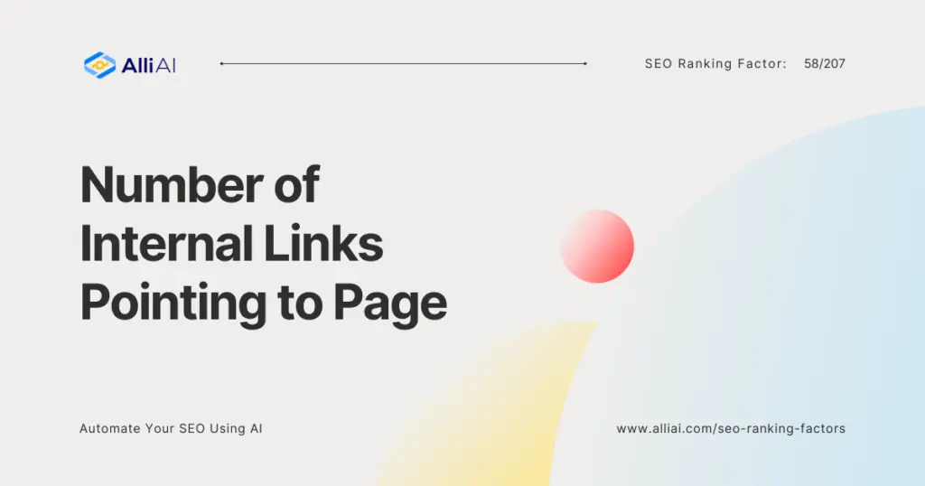 Number of Internal Links Pointing to Page | Cover Image