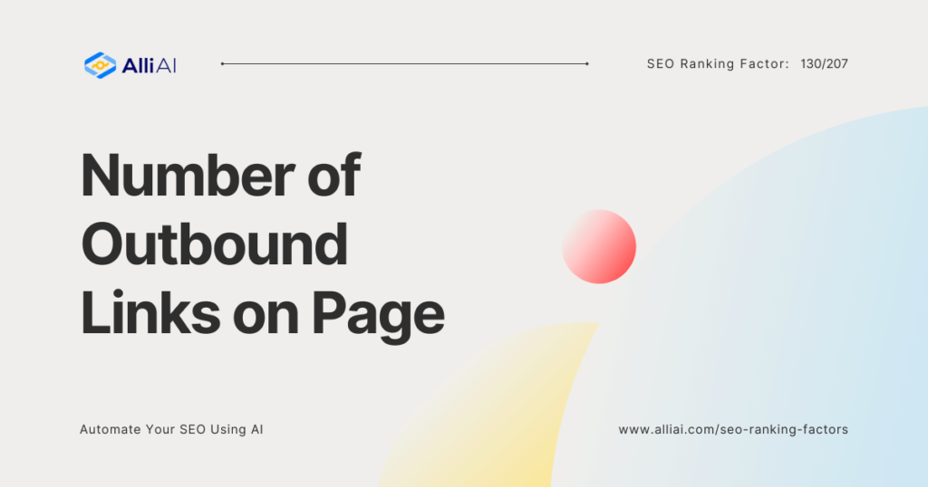 Number of Outbound Links on Page | Cover Image