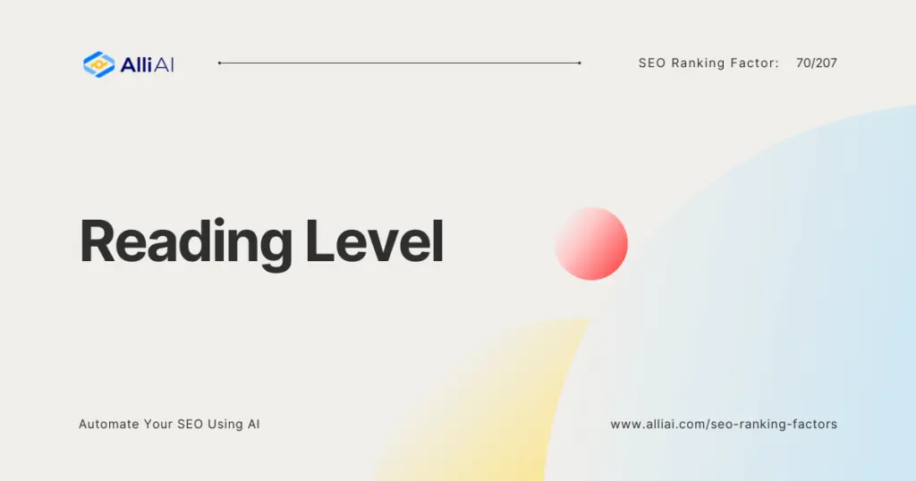 Reading Level | Cover Image