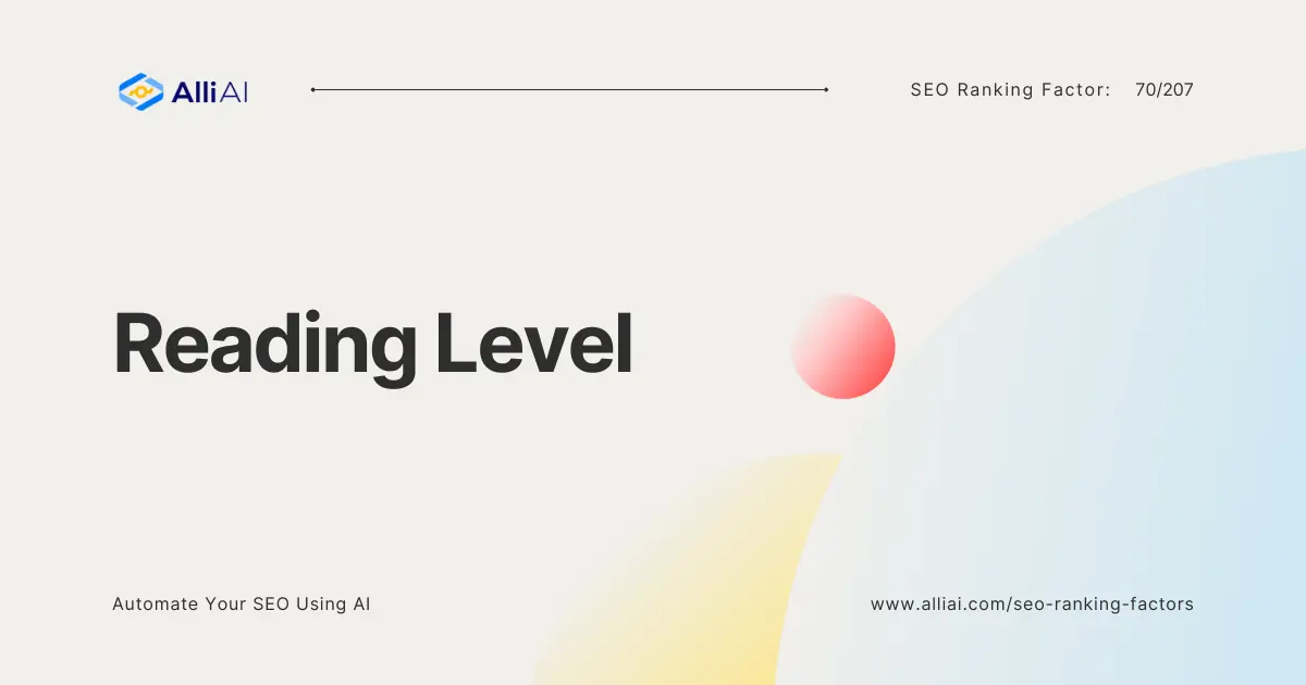 Reading Level | Cover Image