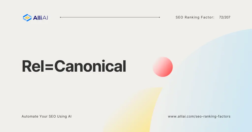 Rel=Canonical | Cover Image