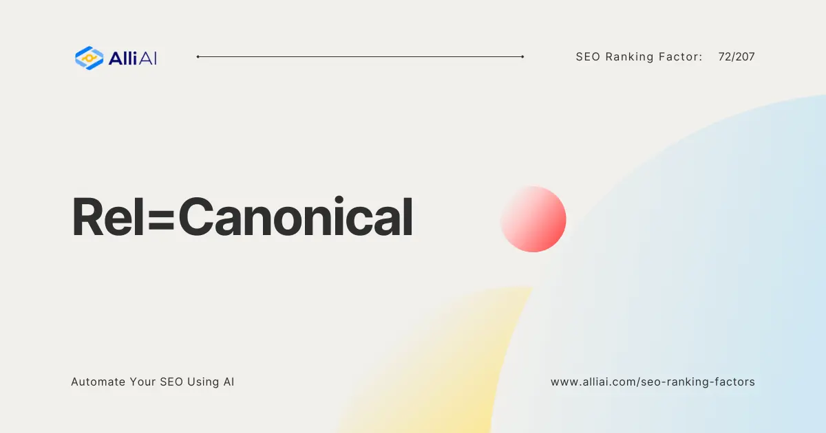 Rel=Canonical | Cover Image