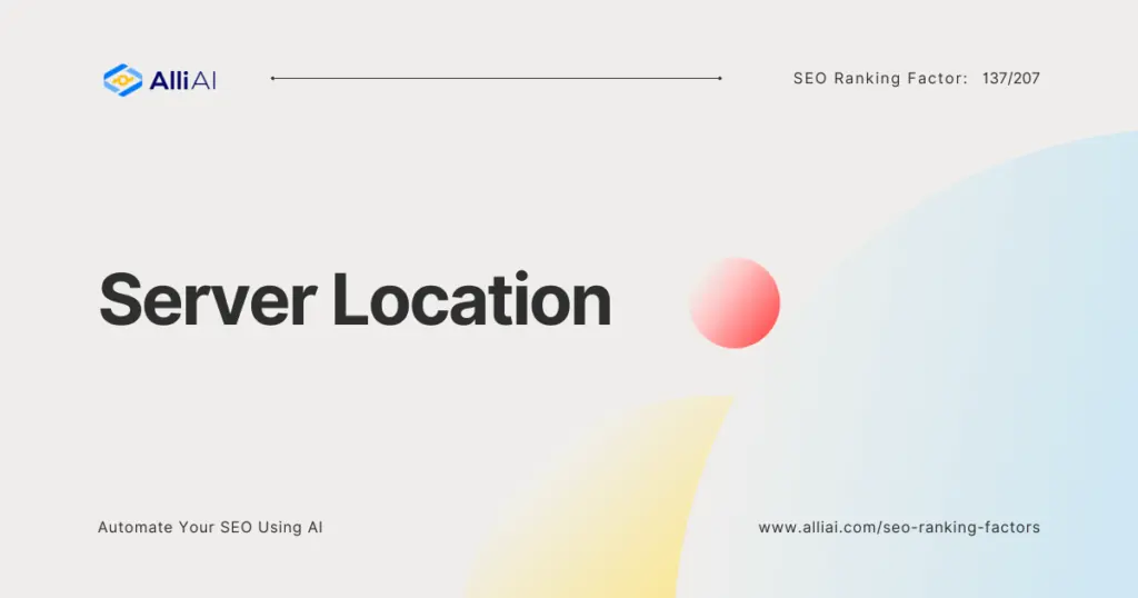 Server Location | Cover Image