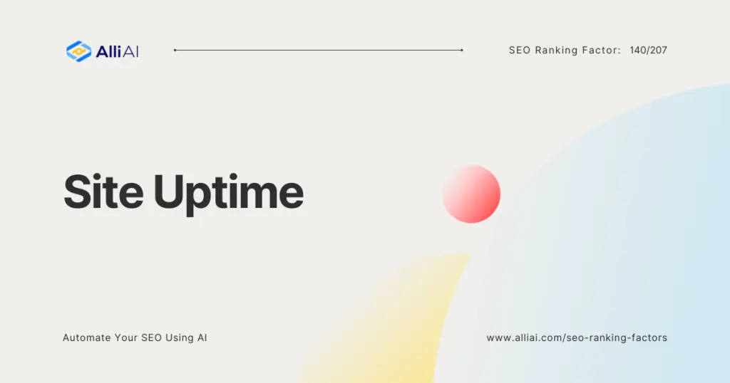 Site Uptime | Cover Image
