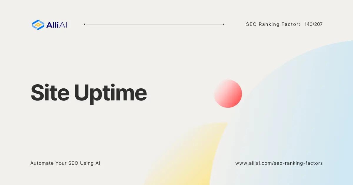 Site Uptime | Cover Image