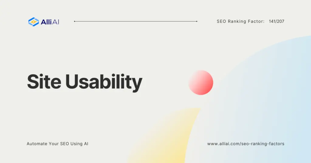 Site Usability | Cover Image