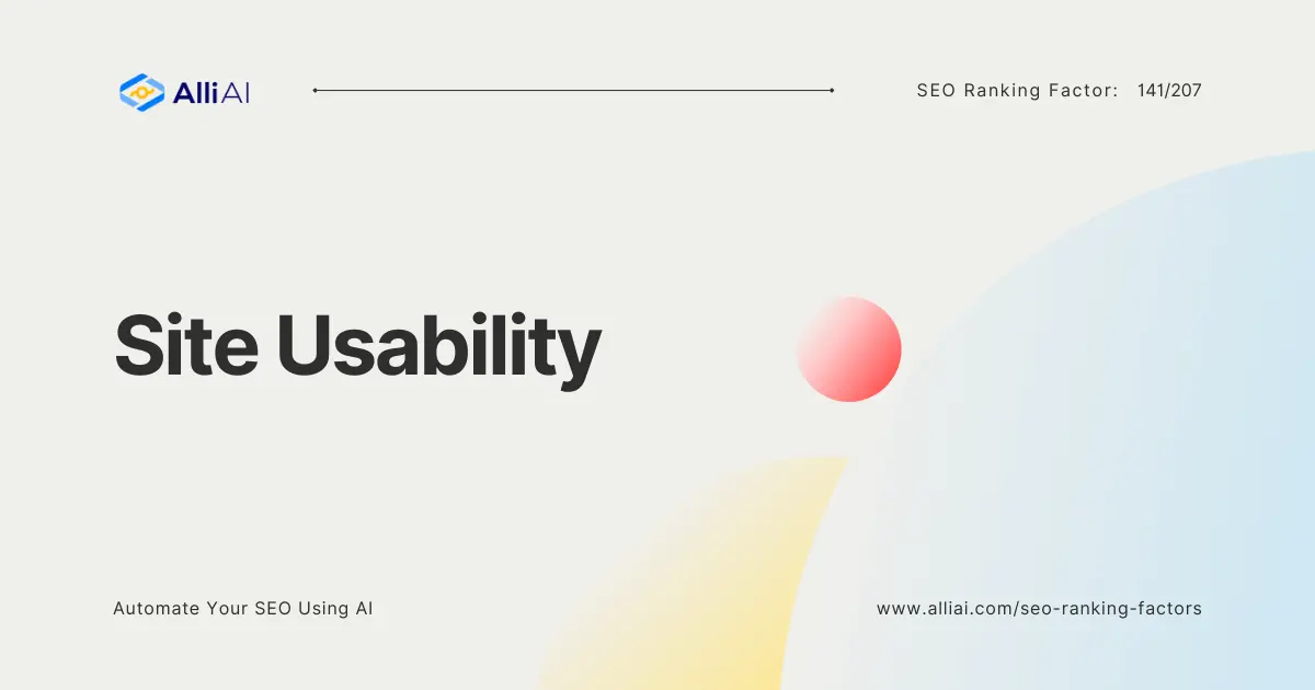 Site Usability | Cover Image