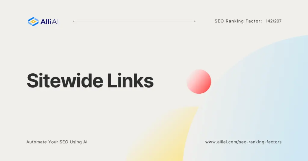 Sitewide Links | Cover Image