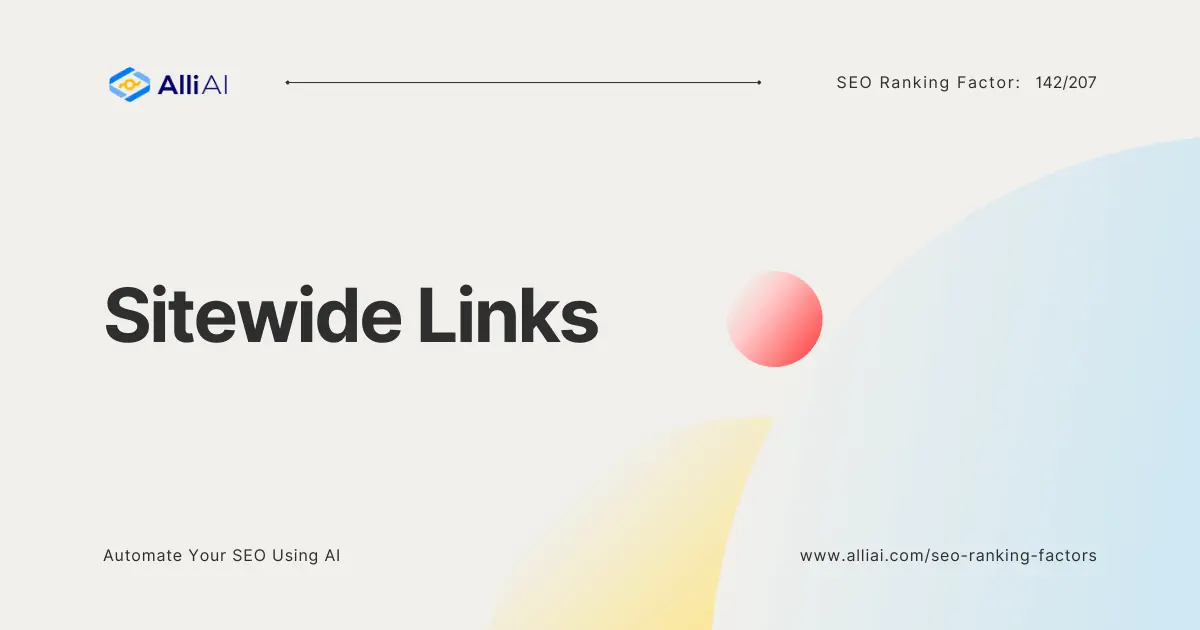 Sitewide Links | Cover Image