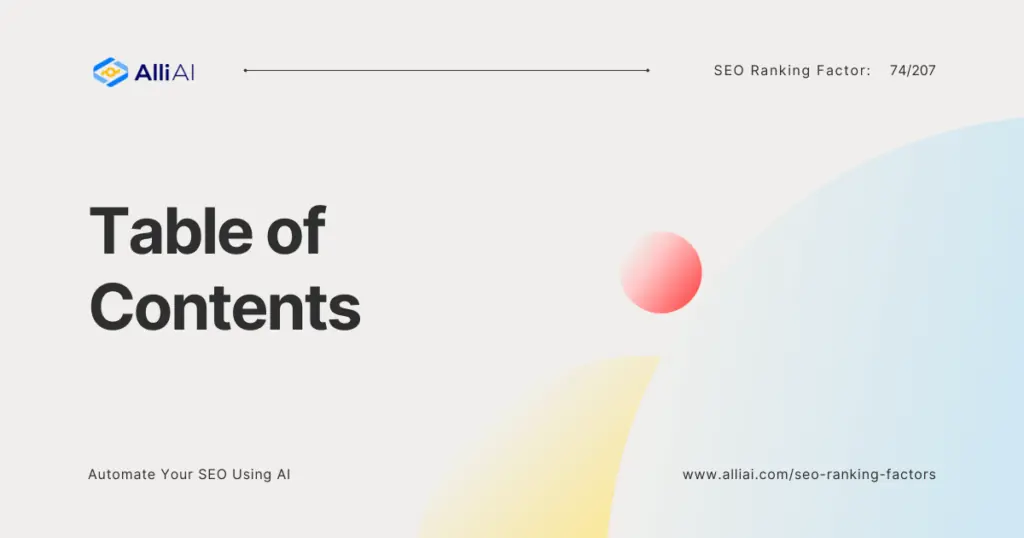 Table of Contents | Cover Image