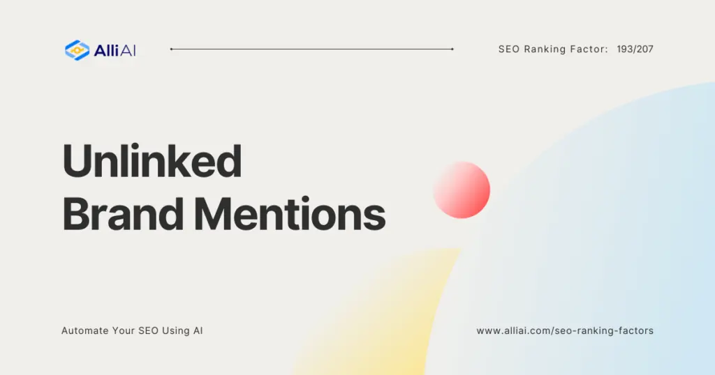 Unlinked Brand Mentions | Cover Image