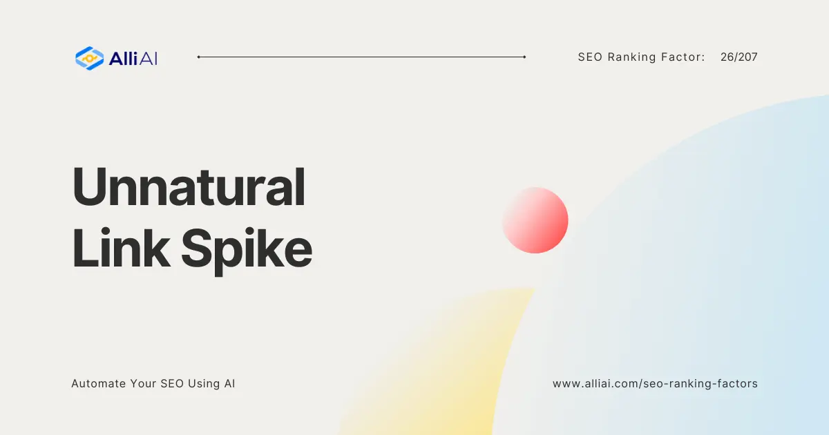 Unnatural Link Spike | Cover Image