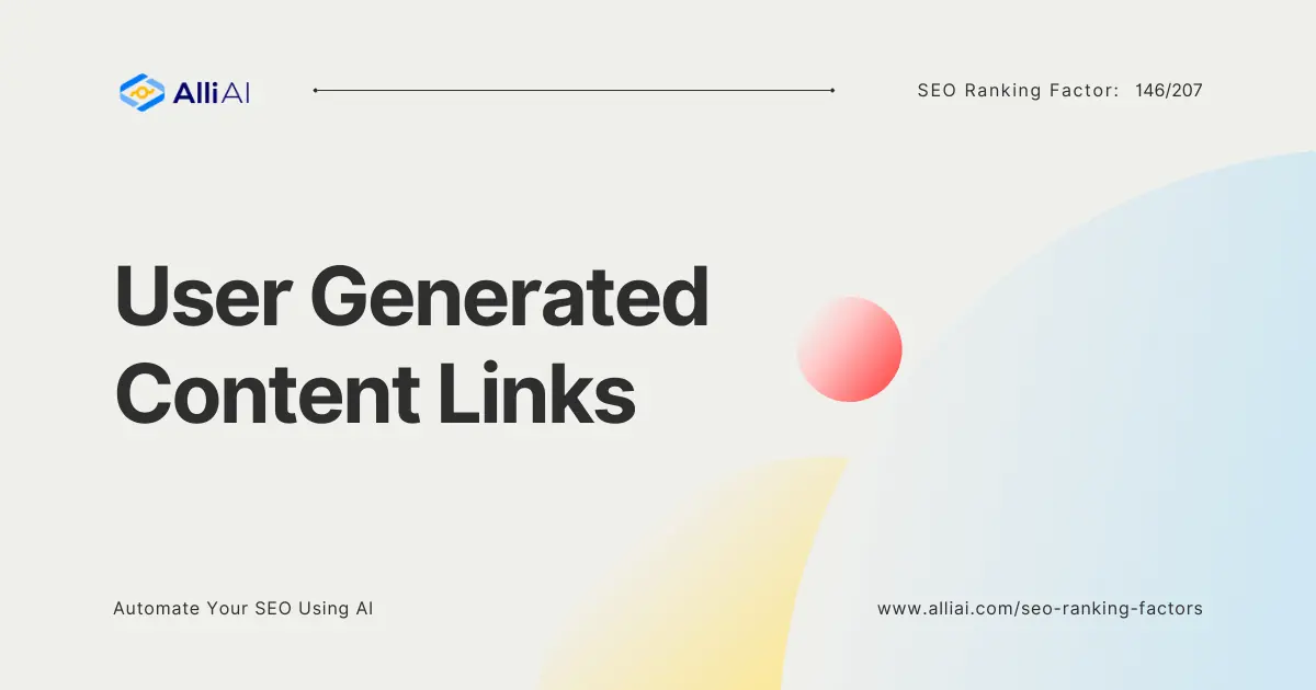 User Generated Content Links | Cover Image