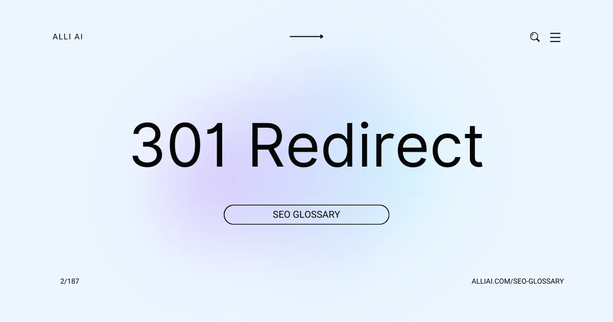 301 Redirect | Cover Image