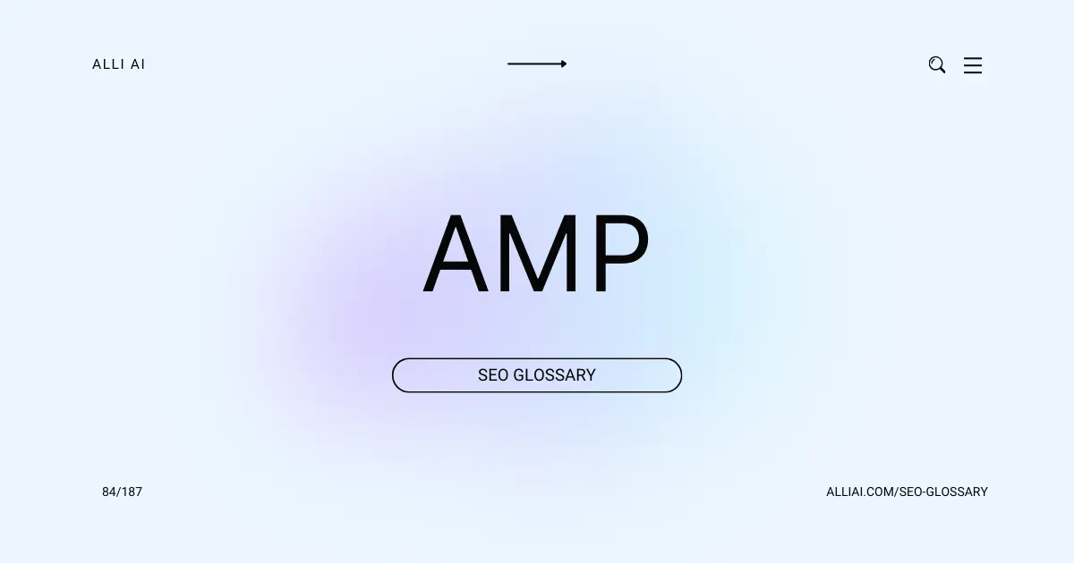 AMP (Accelerated Mobile Pages) | Cover Image