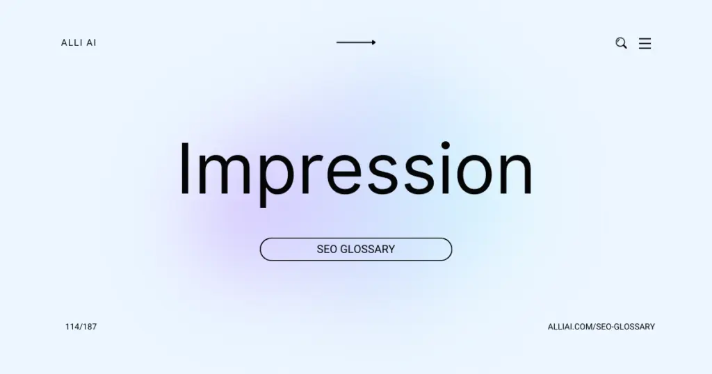 Impression | Cover Image