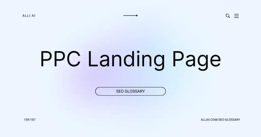 PPC Landing Page | Cover Image