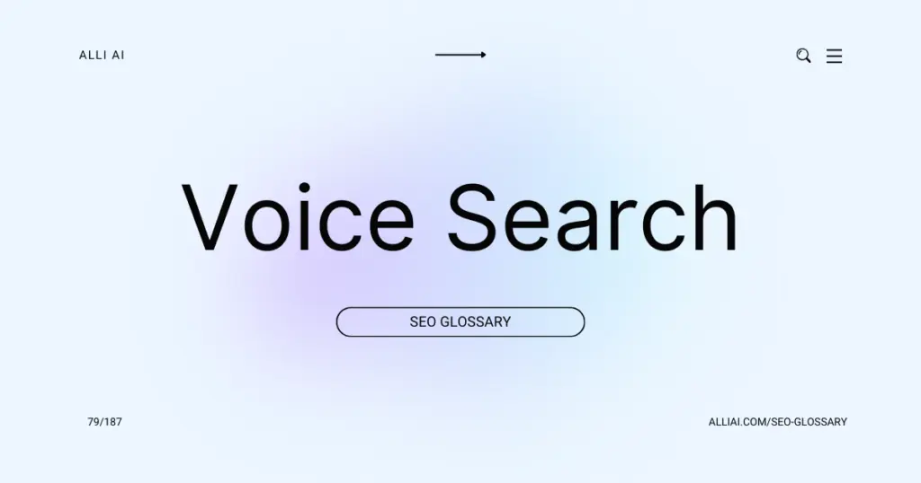 Voice Search | Cover Image