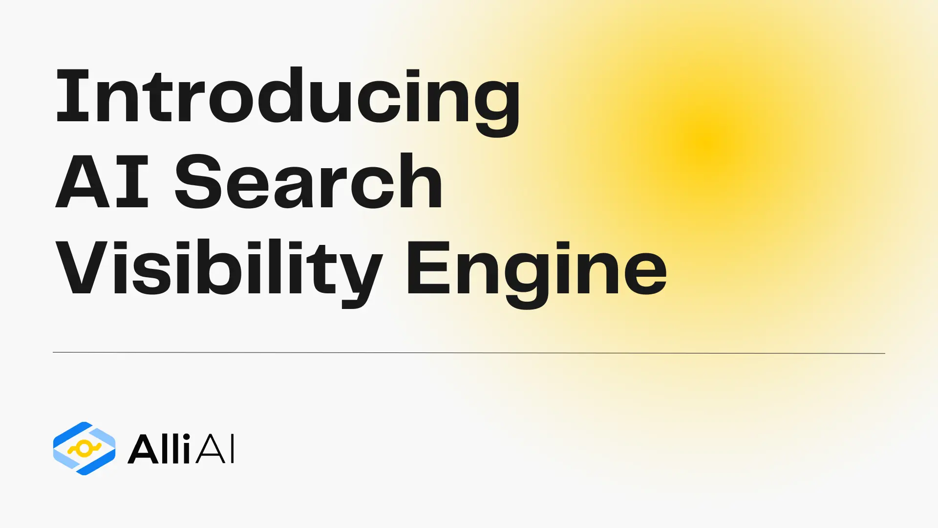 Introducing AI Search Visibility Engine