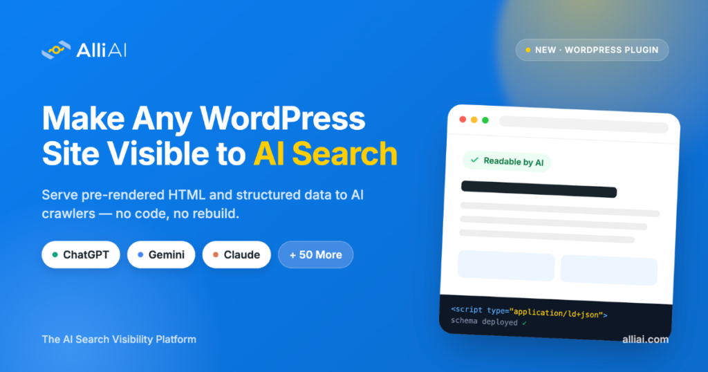 Alli AI Wordpress Plugin